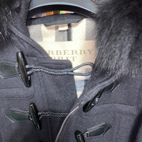 Authentic  Burberry  duffle coat - like new - Picture 2 of 8